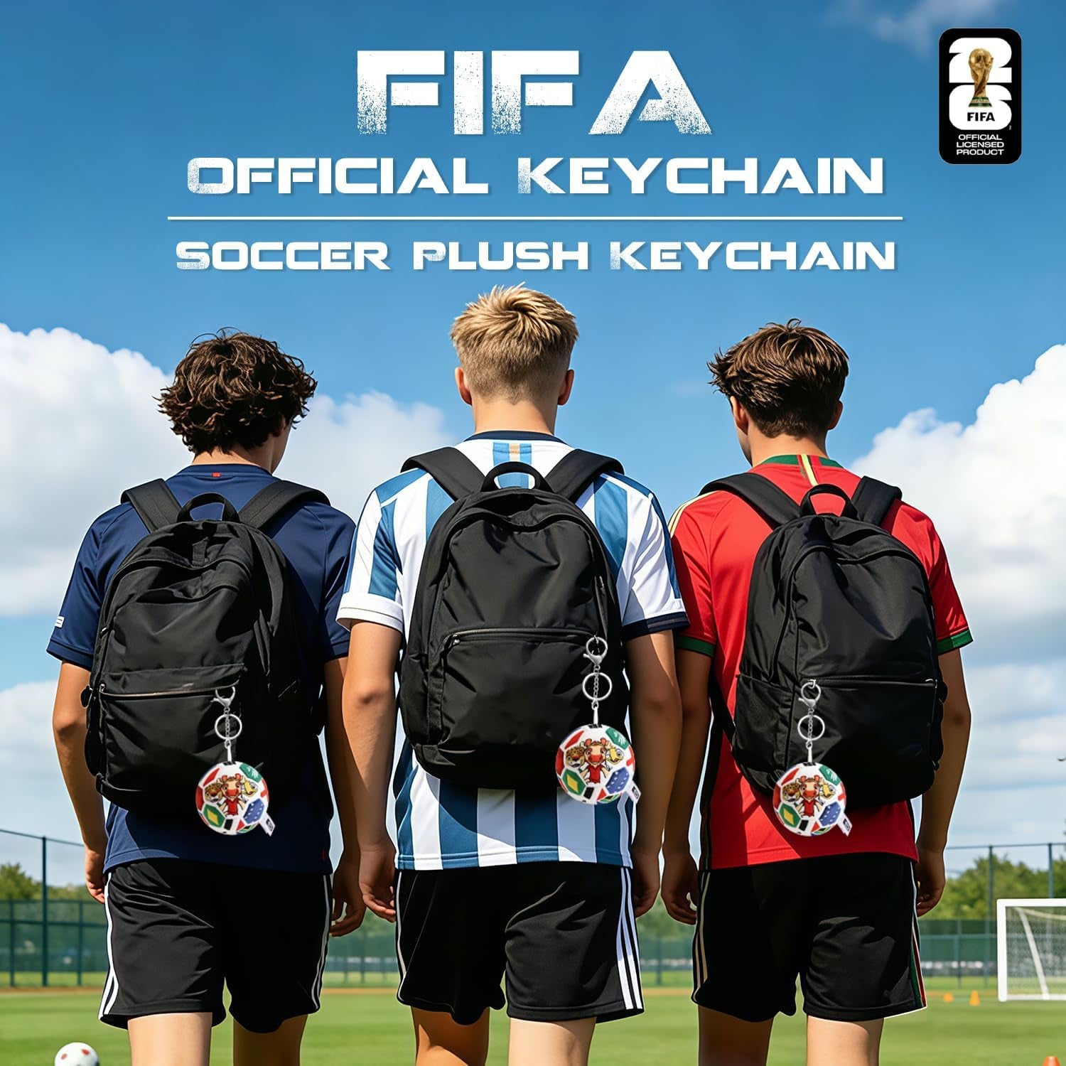 FIFA World Cup 2026 Soccer Ball Plush for Kids, Official 4.7 Inch Soccer Plush Pillow Toy, World Cup 2026 Merchandise