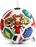 FIFA World Cup 2026 Soccer Ball Plush for Kids, Official 4.7 Inch Soccer Plush Pillow Toy, World Cup 2026 Merchandise